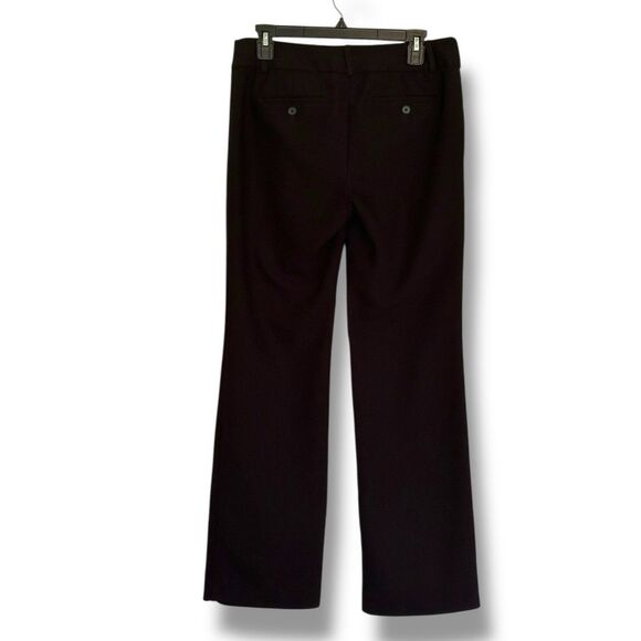 Loft Marisa Trouser Black Straight Leg Size 4 Career Minimalist - Picture 2 of 8